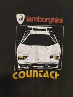 Lamborghini Countach Tシャツ 黒 90s