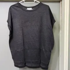 PLST フレンチリーブ Tシャツ M ダークグレー
