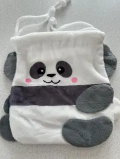 パンダ巾着　ガチャガチャ　カプセルトイ　新品　もふもふパンダ