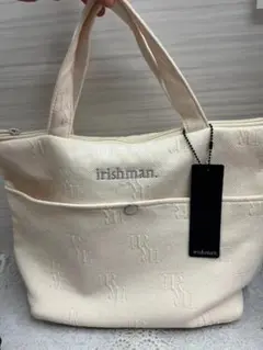 ★新品★irishman　アイリッシュマン　トートバッグ　アイボリー
