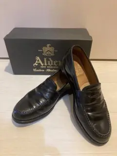 Alden ハンドソーンローファー コードバン987 7D 極上☆オールデン 7D【コードバン仕様☆987/ヴァンラスト