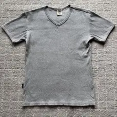 AVIREX U.S.A. グレー Vネック Tシャツ S