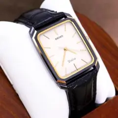 稼働 SEIKO Dolce 腕時計 セラミック メンズ 新品電池 外箱1377