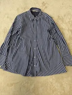 【美品】qualite カリテ　ストライプ　シャツ　38 Mサイズ