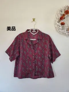 WEGO ペイズリー柄 半袖シャツ Free