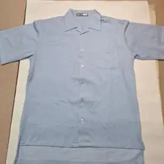 美品　未使用　ミズノ　審判服　水色 　メッシュ 半袖シャツ　XO