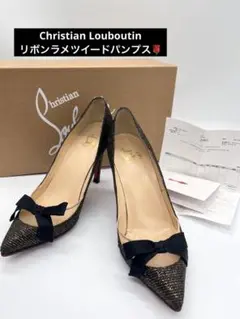 最終値下げ Christian Louboutin ルブタン リボンパンプス