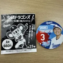 中日ドラゴンズ どらポジ応援！缶バッチくじ
