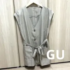 GU リボン付きベスト　L