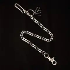 真鍮(ブラス)u0026ステンレス 喜平 ウォレットチェーン ハンドメイド シルバー