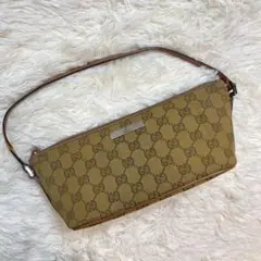 GUCCI グッチ アクセサリーポーチ バニティ GG柄 総柄 ハンドバッグ