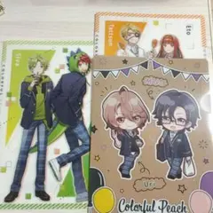 カラフルピーチ クリアファイル