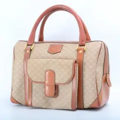 【希少】CELINE セリーヌ ミニボストンバッグ ハンドバッグ マカダム柄