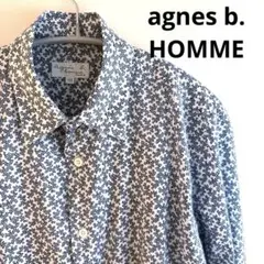 agnes b. HOMME 長袖シャツ　総柄シャツ　アニエスベー　メンズ