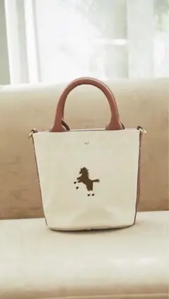 セブンテン seventen ワンポイント刺繍バッグ