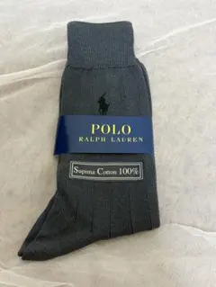 POLO RALPH LAUREN グレーソックス 25cm