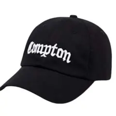 オールドイングリッシュ　ロゴ　comptonコンプトン　ベースボールキャップ