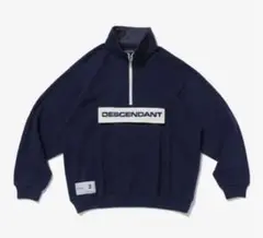 descendant ハーフジップ スウェット