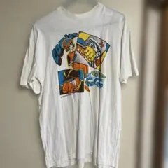 1990's マッハGoGoGo Tシャツ Free 白 ホワイト アニメ