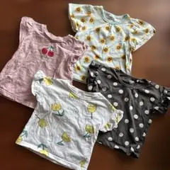 未使用含むTシャツ 4枚セット 90〜95 西松屋　バースデイ　しまむら