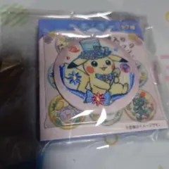 ポケモン イースター 刺繍入り 缶バッジ　ピカチュウ