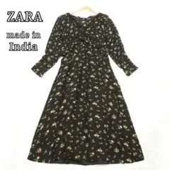 ZARA チェック柄チュールワンピース - メルカリ