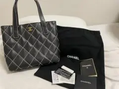 CHANELヴィンテージシャネル ハンドバッグ ワイルドステッチ