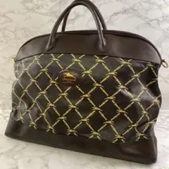 ヴィンテージ LONGCHAMP ロンシャン 本革 レザー ボストンバッグ