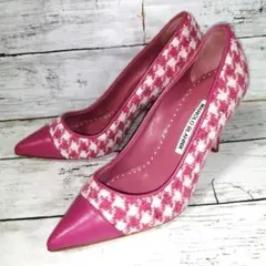 manolo blahnik パンプス ウール