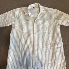 WOW ストライプ柄 半袖シャツ XL