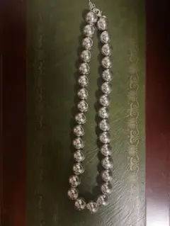 苗族（ミャオ族）ミャオシルバー　丸玉ネックレス