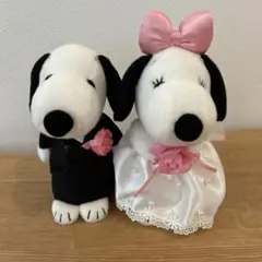 ウェディングスヌーピー＆ベル(ぬいぐるみ)