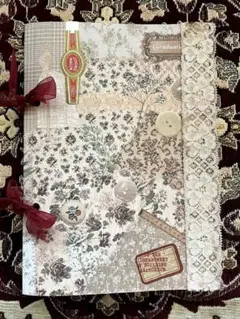 ハンドメイド☆ジャンクジャーナル雑記帳(botanical sewing) 束帳