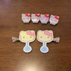 ハローキティ ヘアクリップ 2個セット