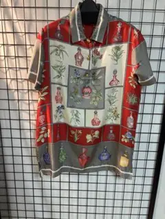 ETRO 花瓶プリント 半袖シャツ 44