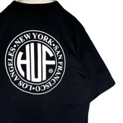 HUF ハフ 両面ロゴグラフィック Tシャツ Mサイズ 男女兼用