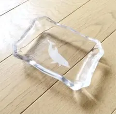 ガラス製 イルカの小物入れ