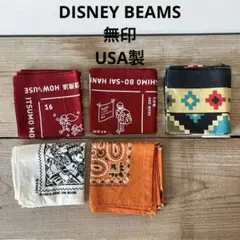 【美品】disney 無印 など バンダナセット 5枚