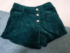 《美品》女の子 コーディロイ キュロット