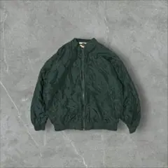 90s OUT BROOK アウトブルック　シルク生地 ブルゾンジャケット