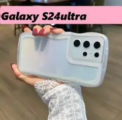 Galaxy S24ultra ウェーブなみなみ可愛いケース　Galaxyケース