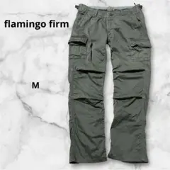 【flamingo firm】フラミンゴファーム　ミリタリーワークパンツ　M