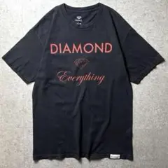 Diamond supply co.　USA製ロゴプリント　ストリート　黒　L