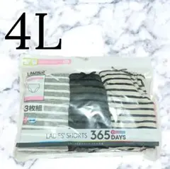 新品 レディース 大きいサイズ ショーツ 3枚セット 4L