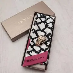 BVLGARI　ScarfRingスカーフリング　ペンダントベッド　ロゴ刻印あり クロス型スカーフリング(全2色各3サイズ) 伝統横濱スカーフMarca