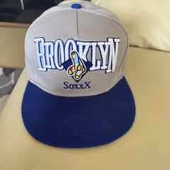 BROOKLYN SoXXx キャップ グレー/ネイビー