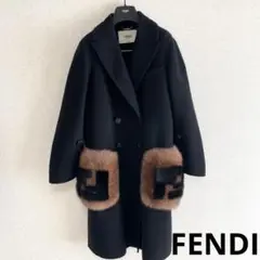 FENDI コート フェンディ FF フォックスファー