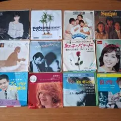 松田聖子・杉山清貴・布施明　Sugar　昭和歌謡　洋楽　レコード12枚セット