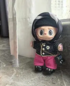 Labubu BIGBANG G-DRAGON ジヨン着用風 ぬいぐるみ服 7点