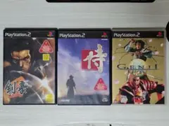 【ps2】剣豪2・侍・GENJI 3本セット（送料込み）